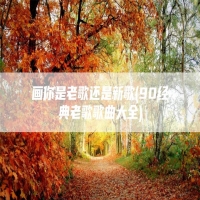 画你是老歌还是新歌(90经典老歌歌曲大全)